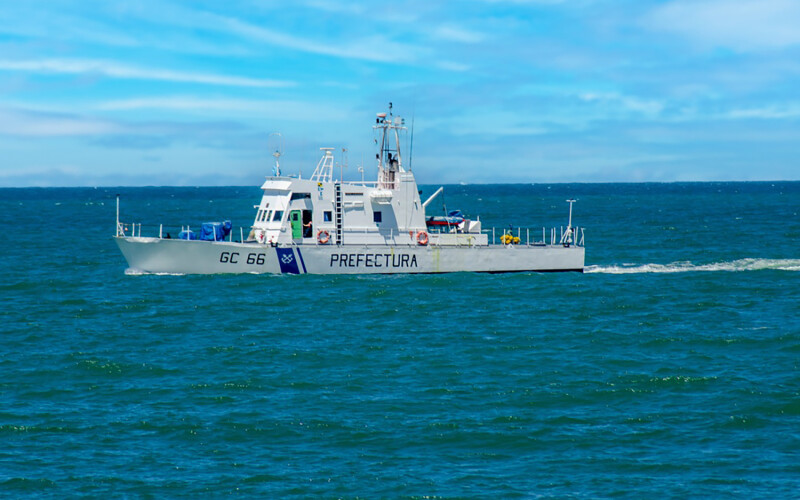 An Argentinian patrol vessel