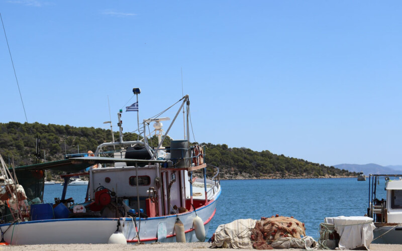 a Greek fishing vessel