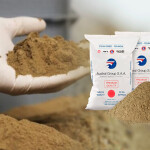 A pile of fishmeal