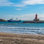 a fishing vessel in Spain