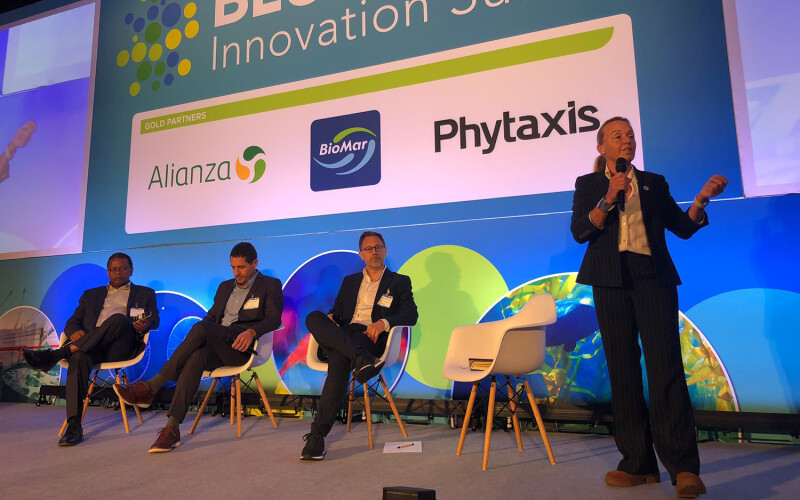 Blue Food Innovation Summit panelists discussing full biomass optimization