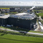 An aerial view of Innovafeed's facility in France