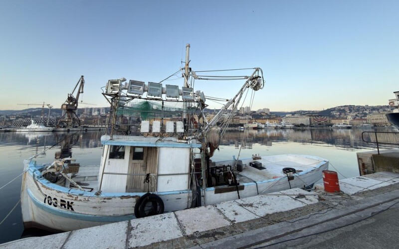 A fishing vessel in Croatia