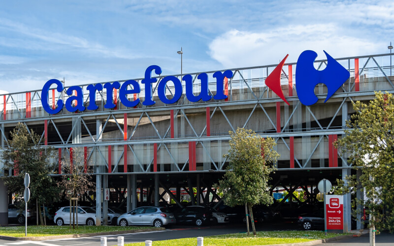 A Carrefour store in France