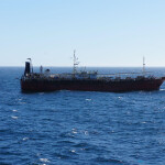 A squid jigger operating in Argentine waters