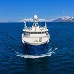 A Samherji fishing vessel on the ocean