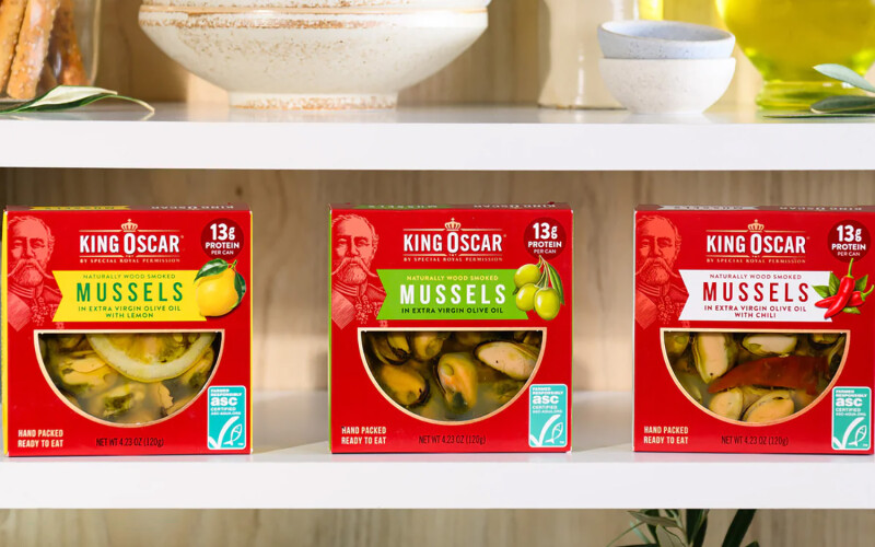 King Oscar's new mussel products