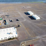 The site of the soon-to-be-completed ammonia plant