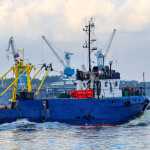 A Russian fishing vessel