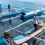 A group of fishers in Indonesia