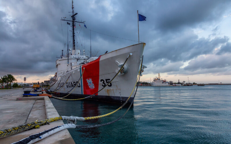 a U.S. Coast Guard vessel