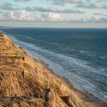 The North Sea shoreline in Denmark