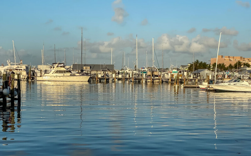 A Key West harbor