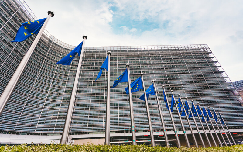 The European Commission building in Brussels, Belgium