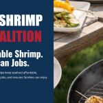 A screenshot of the U.S. Shrimp Coalition website