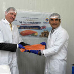 Deputy Head of Mission at the British Deputy High Commission in Bengaluru Owen Richards with Sashimi Foods CEO Kedarnath Reddy