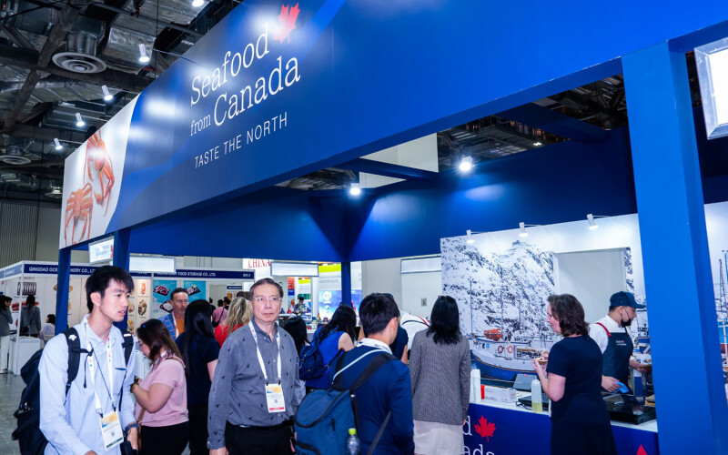 The exhibit hall floor at Seafood Expo Asia/Seafood Processing Asia