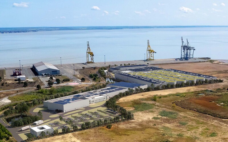 A rendering of what Pure Salmon's facility will look like from the air