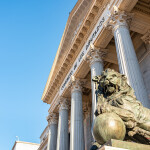 Spain's Congress of Deputies building in Madrid, Spain