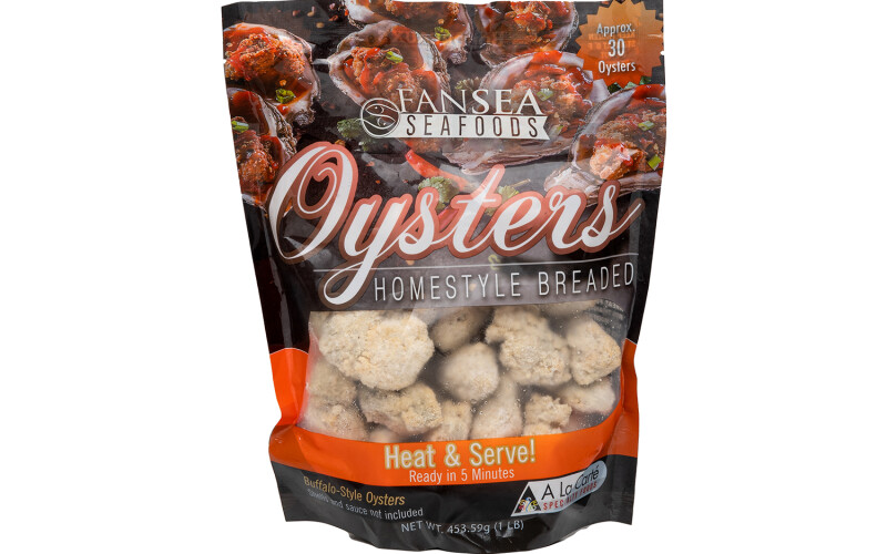 A La Carte breaded oysters under the FanSEA brand