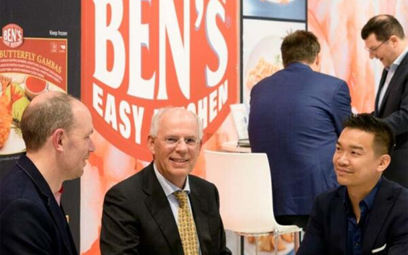 BML Food Group founders Ben Slothouber and Graeme Kerr and sales manager Zibin Cheung