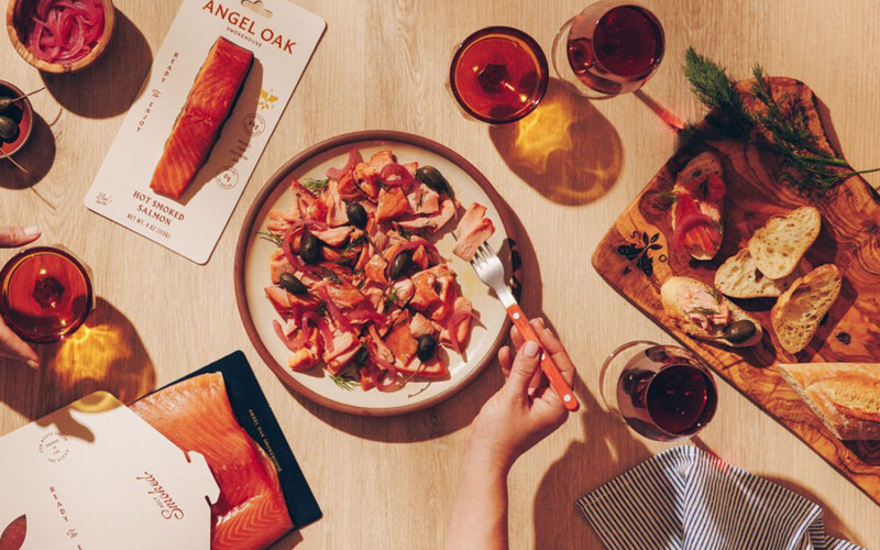 Angel Oak Smokehouse provides hot and cold smoked salmon products across the southeastern United States