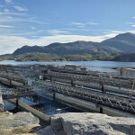 A photo of Gigante Salmon's salmon farming facility