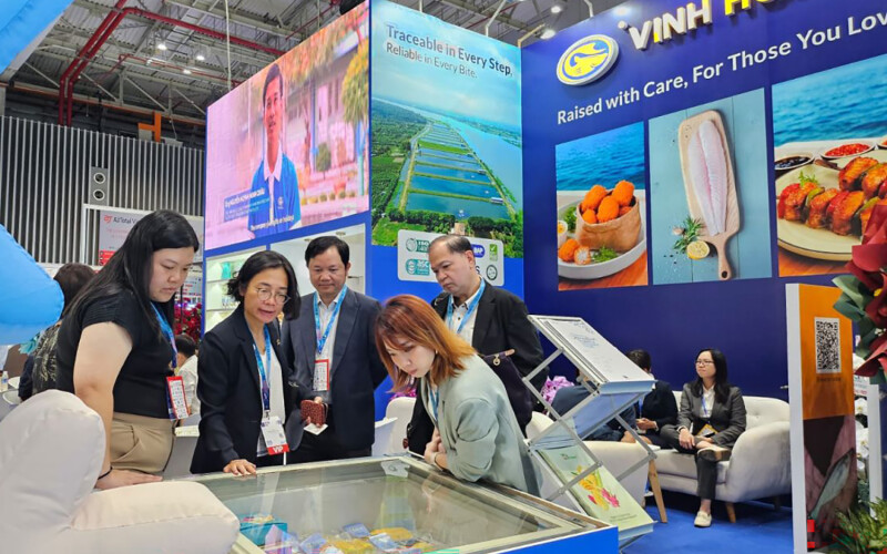 Vinh Hoan's booth at the 2026 Vietfish Expo
