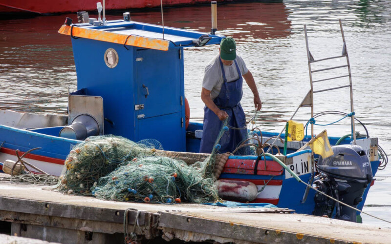 A commercial fisher in Portugal
