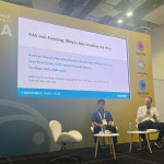 FRD Japan CEO Tez Sogo and Nordic Aqua Managing Director Andreas Thorud at the 2026 Seafood Expo Asia