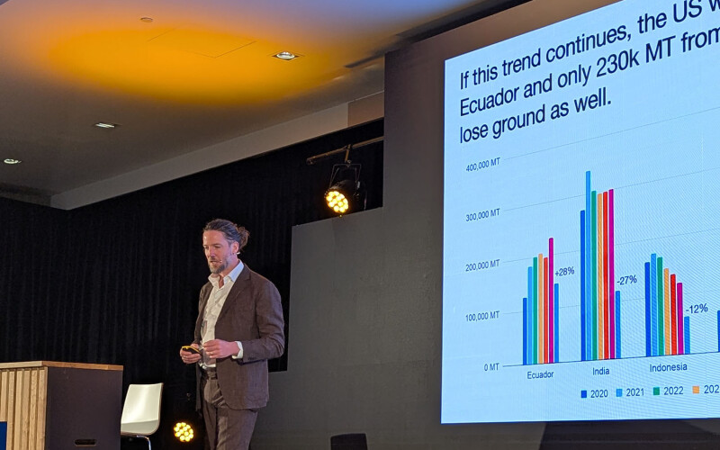 Willem van der Pijl at the Global Shrimp Forum