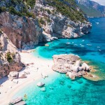 The coastline of Italy