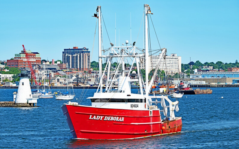 a fishing vessel leaving New Bedford
