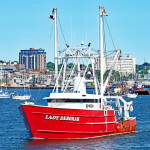 a fishing vessel leaving New Bedford