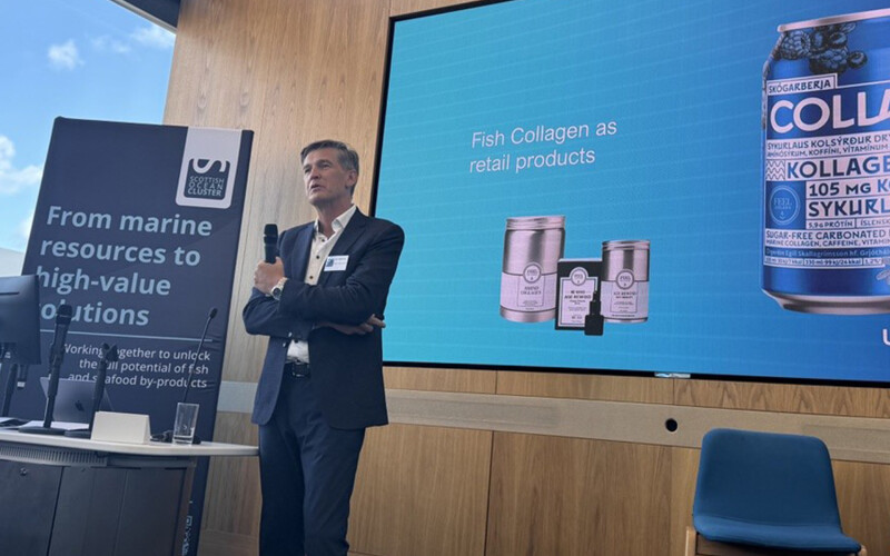 Iceland Ocean Cluster founder Thor Sigfusson at the Scottish Ocean Cluster's inaugural summit