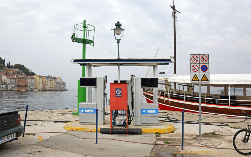 A diesel pump for fishing vessels in Croatia