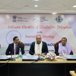 Indian and Seychelles representatives at a recent collaboration meeting