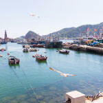 A fishing port in Dalian, China