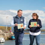 Marks & Spencer and Keohane Seafood reps showcasing the new Organic Irish Oak Smoked Salmon product