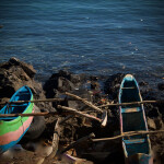 Artisanal fishing boats in Comoros