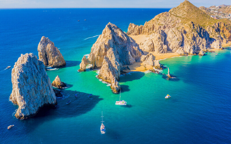 The Baja Peninsula in Mexico