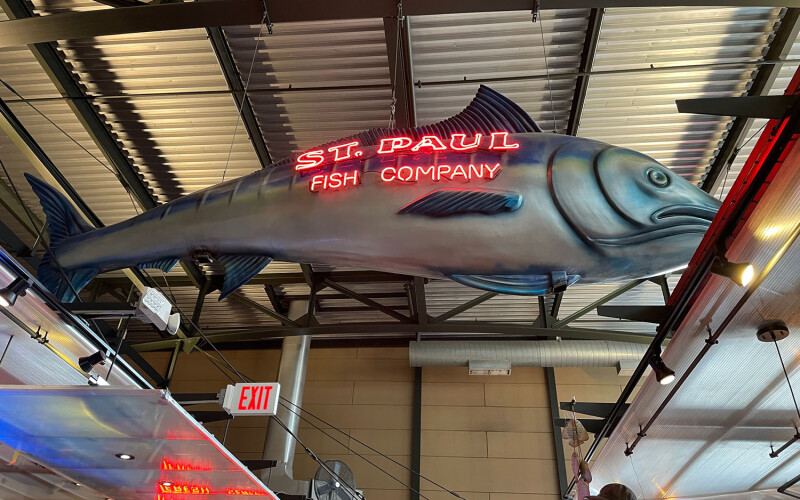 St Paul Fish Company sign