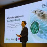 Jean-Benoit Darodes de Tailly giving a presentation at the Global Shrimp Forum