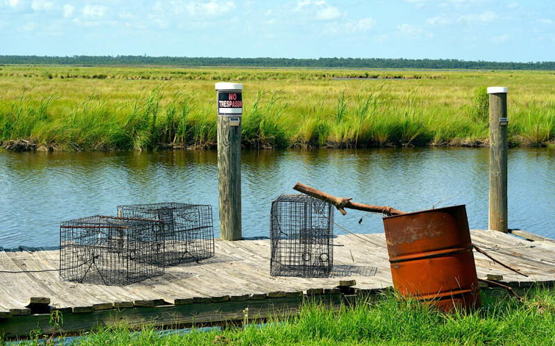 A dock in Louisiana