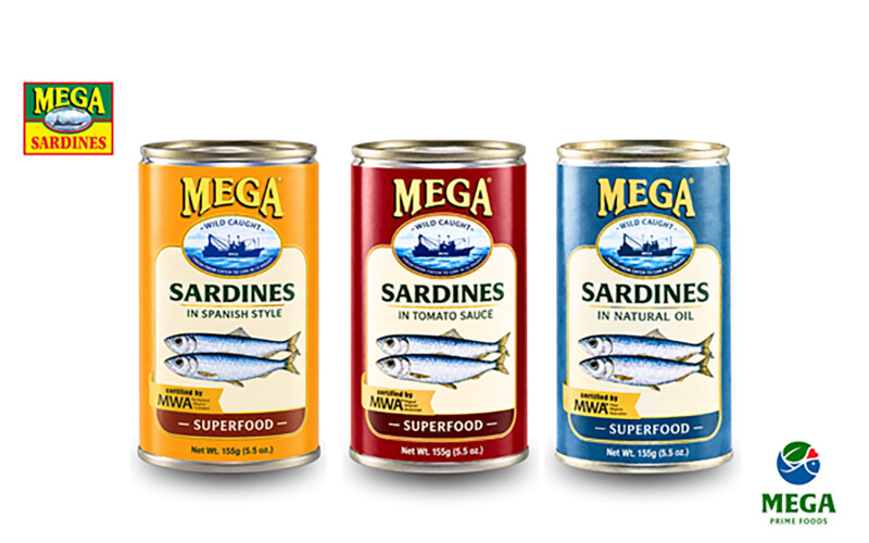 Mega Sardines in three flavors