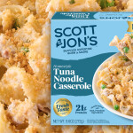 A box of Scott & Jon's tuna noodle casserole