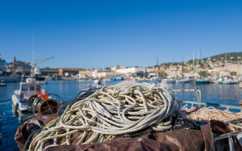 A French fishing harbor
