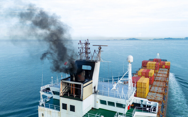 Pollution from a vessel