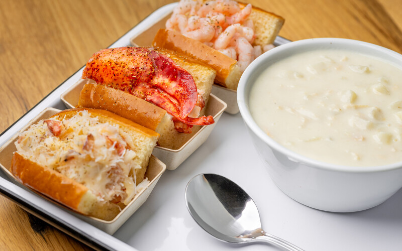 Luke's Lobster's Seafood Flight combo
