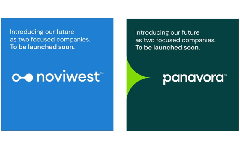 The logos for Noviwest and Panavora